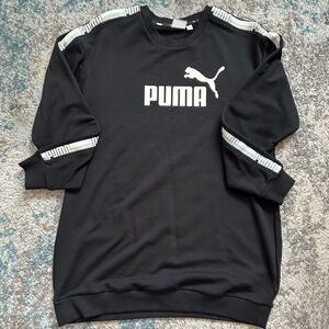 Puma Black Sweatshirt with White Logo